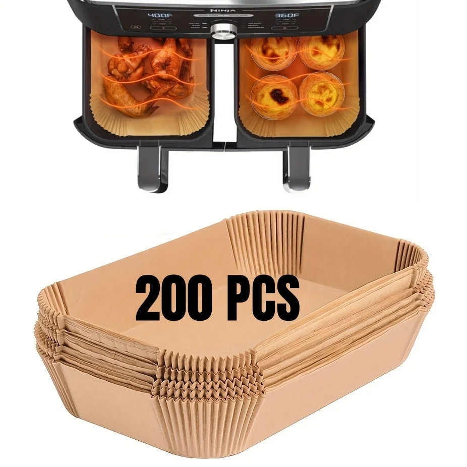 Air Fryer Paper Liners Disposable Oil-Proof Baking Paper