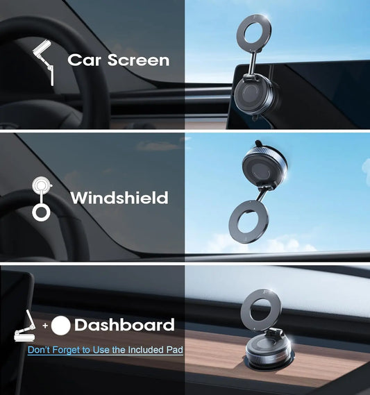 360° Vacuum Suction Phone Holder