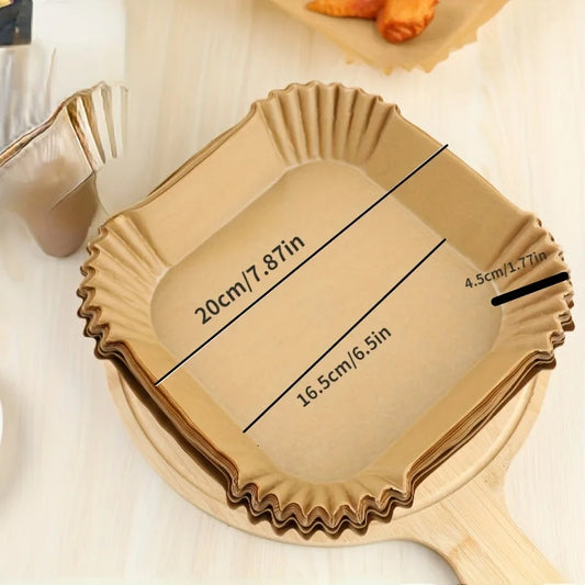 Air Fryer Paper Liners Disposable Oil-Proof Baking Paper