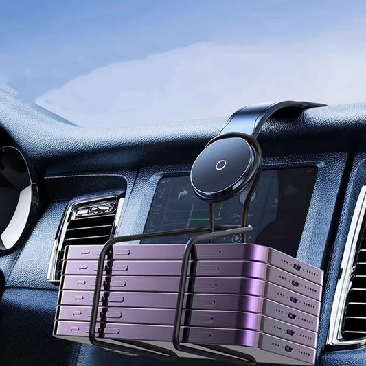 Detachable, Bendable Aluminum Magnetic Phone Holder