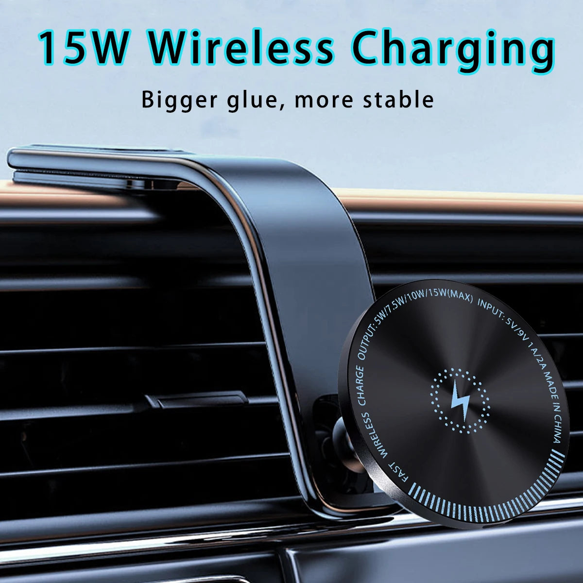 Detachable, Bendable Aluminum Magnetic Phone Holder