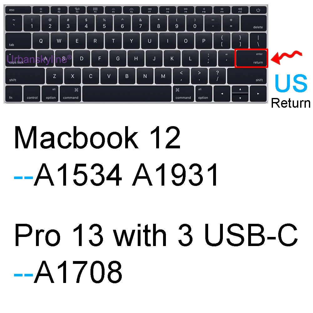Macbook Keyboard Silicone cover