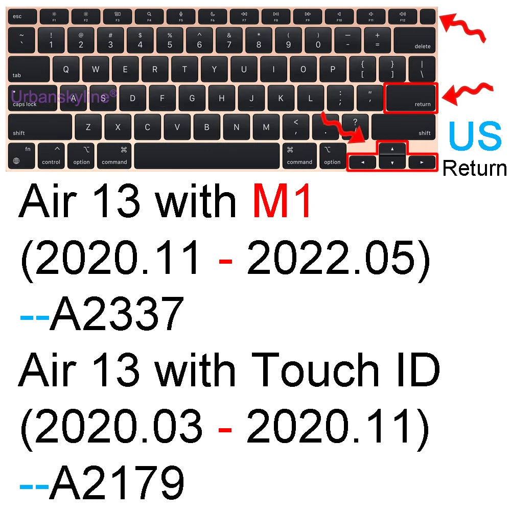Macbook Keyboard Silicone cover