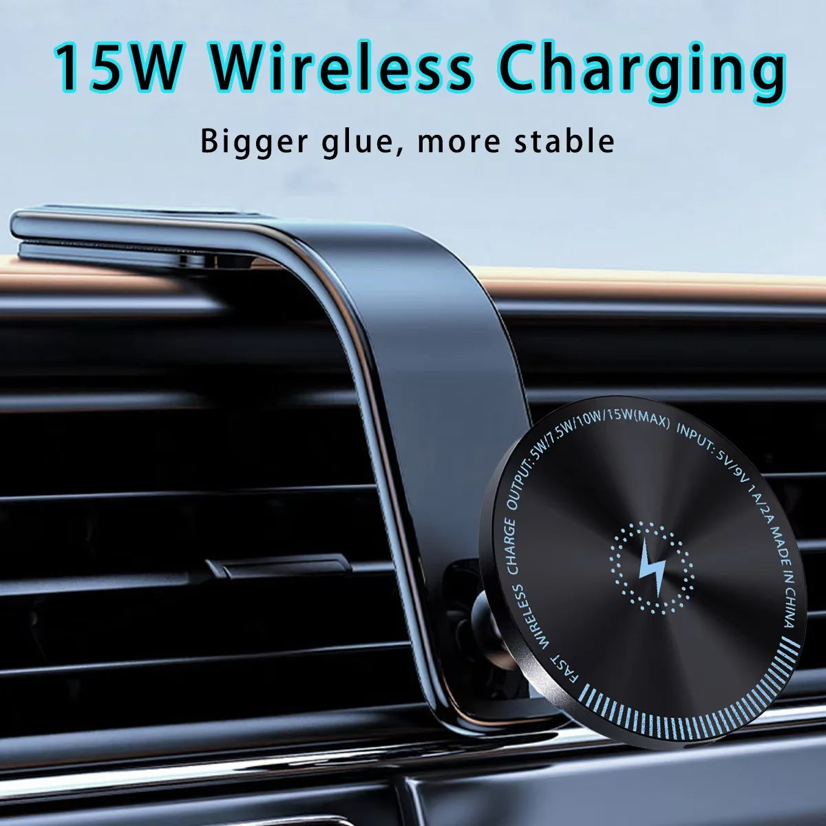 Detachable, Bendable Aluminum Magnetic Phone Holder
