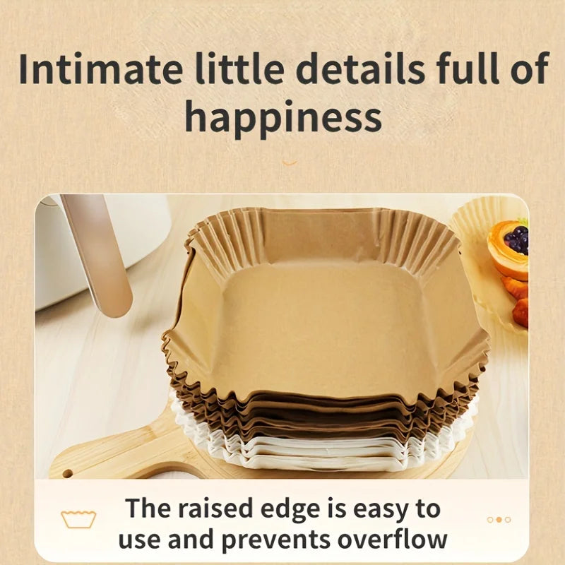 Air Fryer Paper Liners Disposable Oil-Proof  Baking Paper