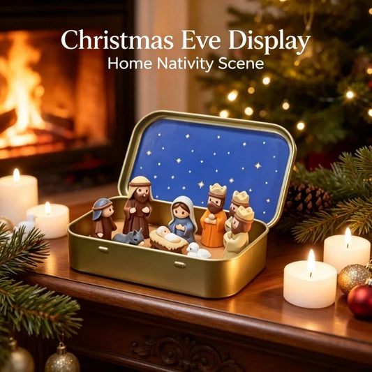 Mini Pocket Nativity Set & 🎄 Christmas 🎅 Gift  🎁