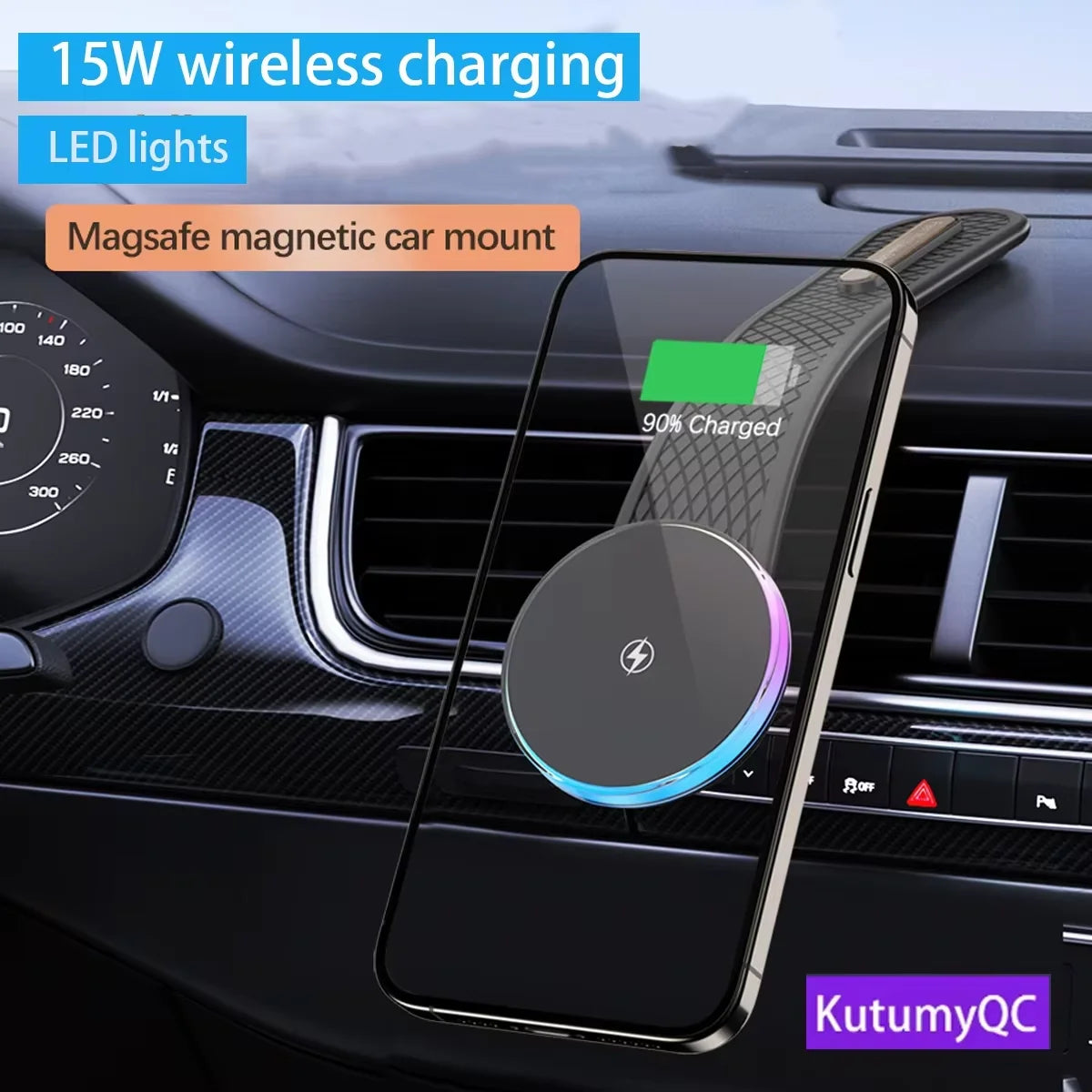 Detachable, Bendable Aluminum Magnetic Phone Holder