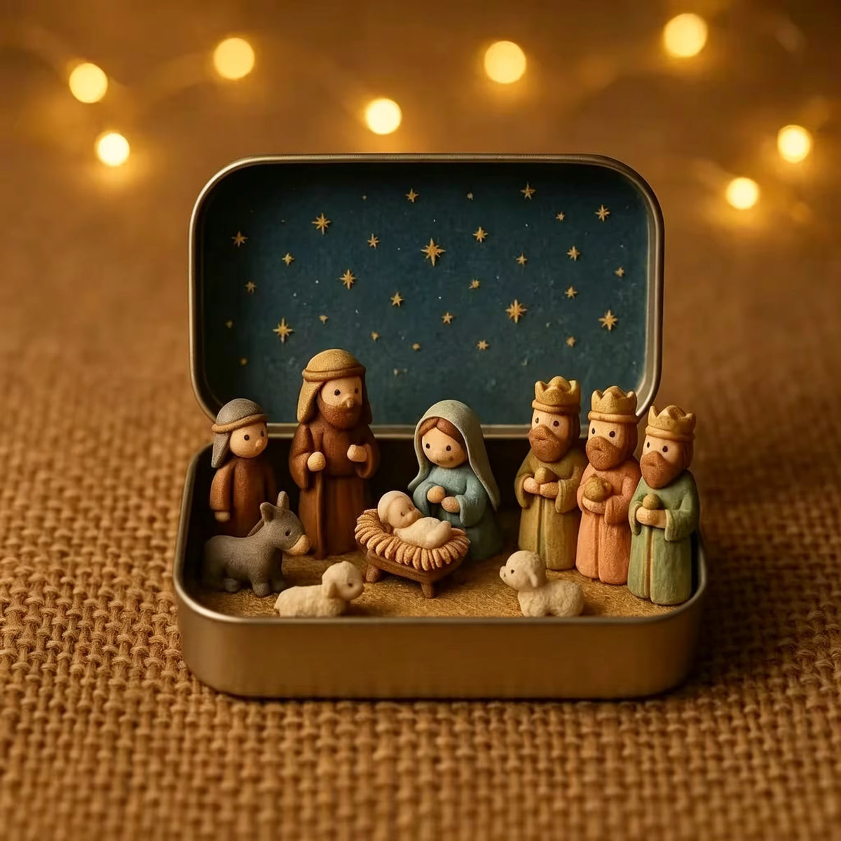 Mini Pocket Nativity Set & 🎄 Christmas 🎅 Gift  🎁