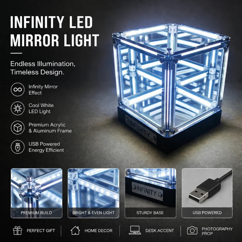 Hypercube 4D LED Box