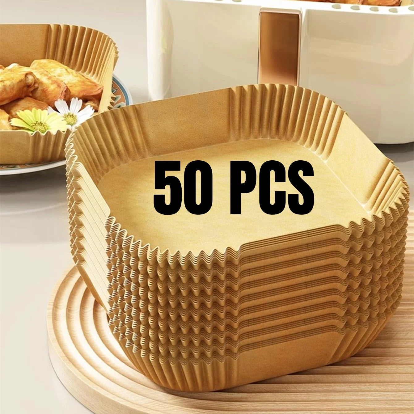 Air Fryer Paper Liners Disposable Oil-Proof  Baking Paper