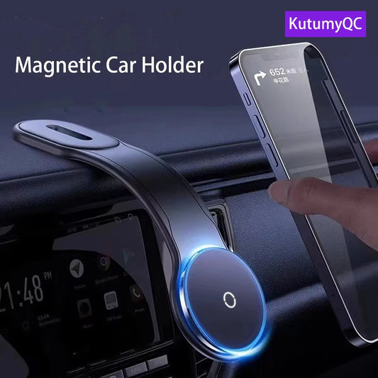Detachable, Bendable Aluminum Magnetic Phone Holder