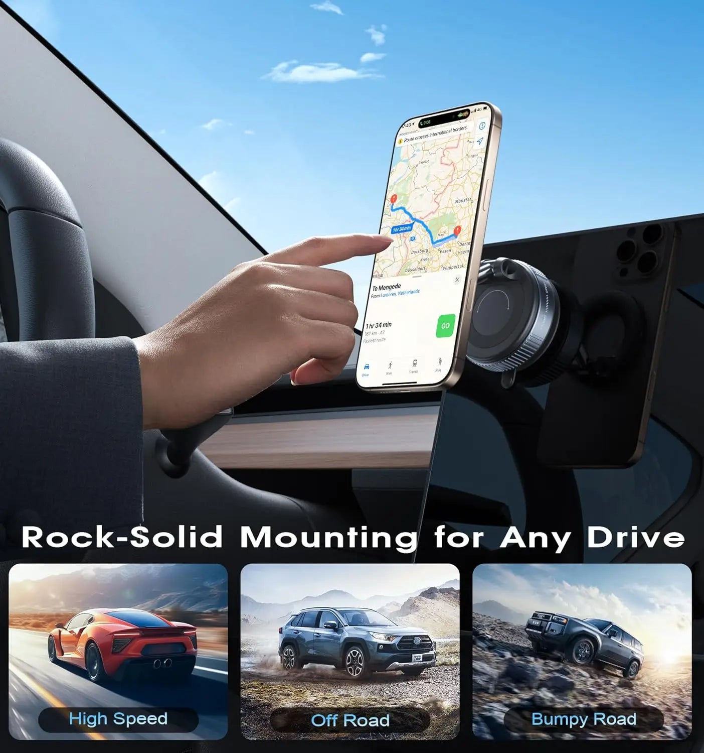 360° Vacuum Suction Phone Holder