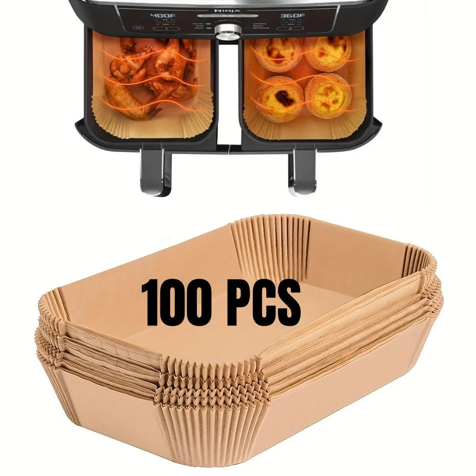 Air Fryer Paper Liners Disposable Oil-Proof  Baking Paper